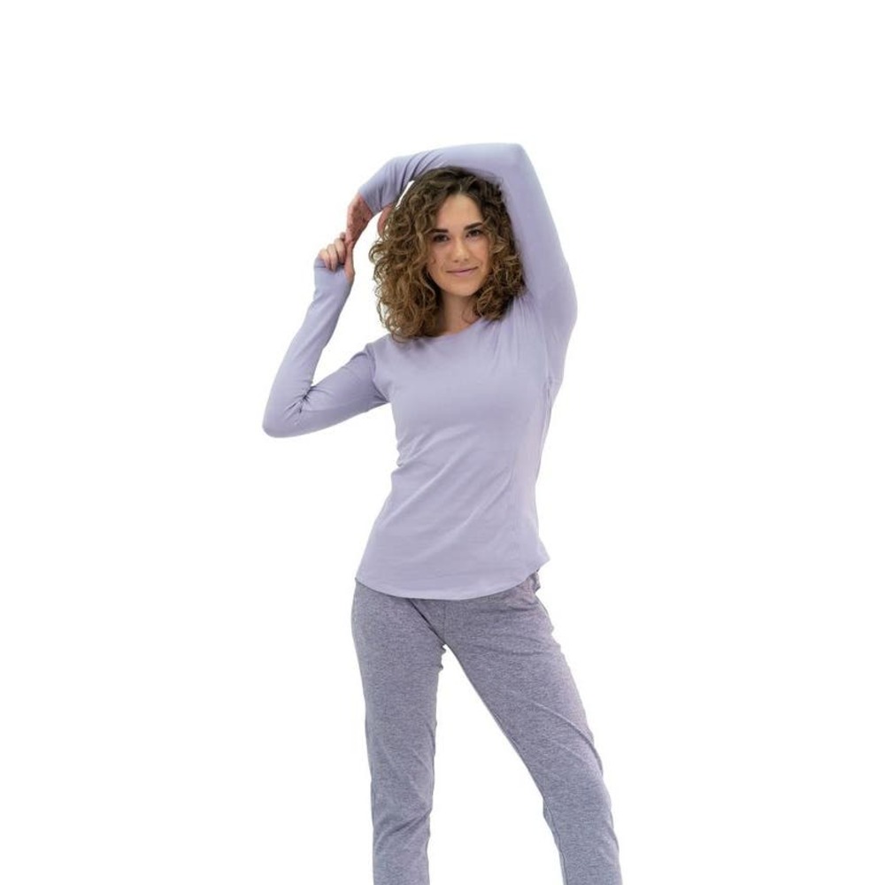 Balance Athletica The Vista Top in Iris Lavender‎ Purple Size Small Long Sleeve
